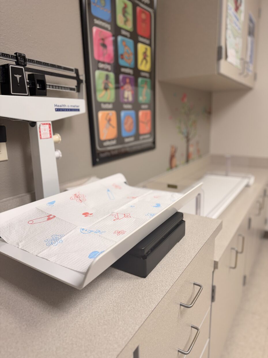 WIC Office with Infant Scale